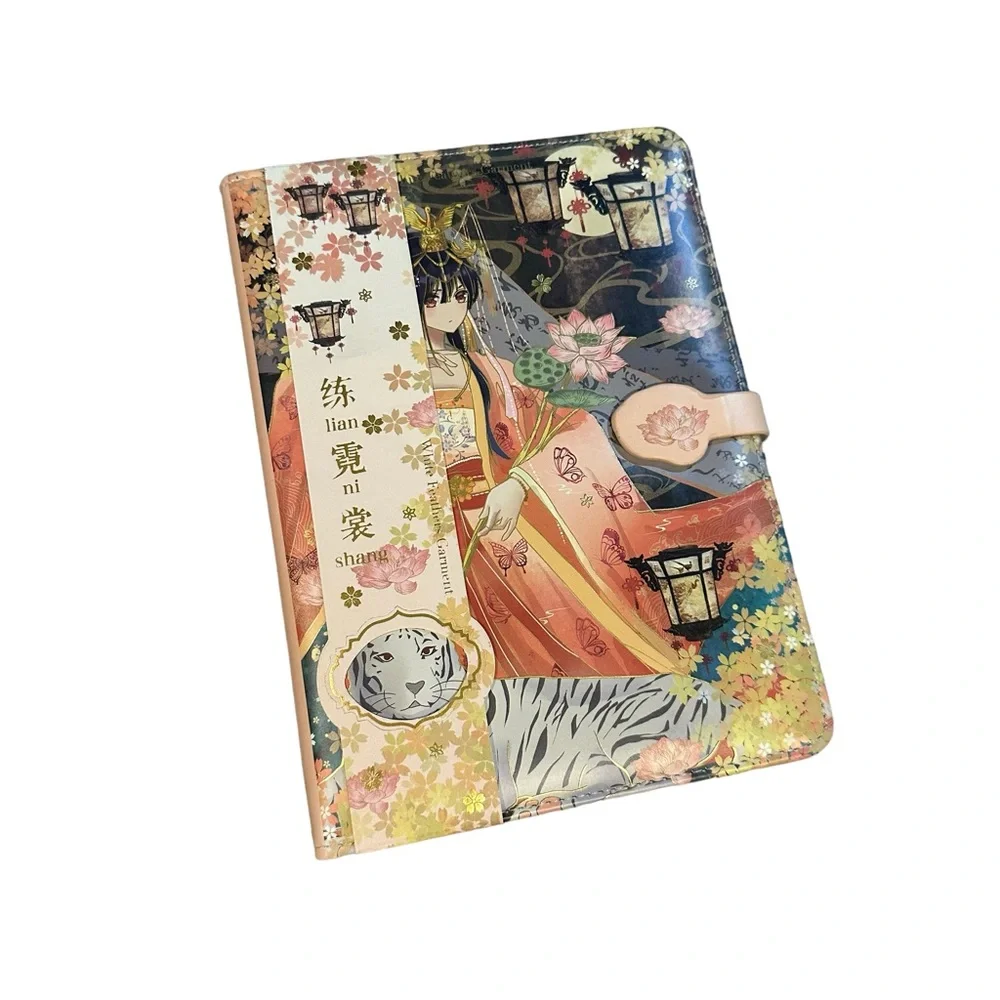 Unbranded Kawaii Girl Garden & Tiger Magnetic Closure Planner Book Notebook